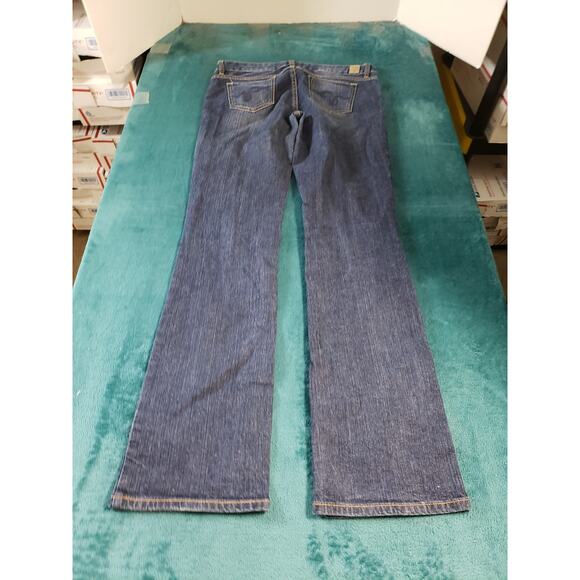 Guess Jeans Size 29 Womens Blue Stretch Denim Pants Mid Rise Carla Bootcut - Picture 11 of 14